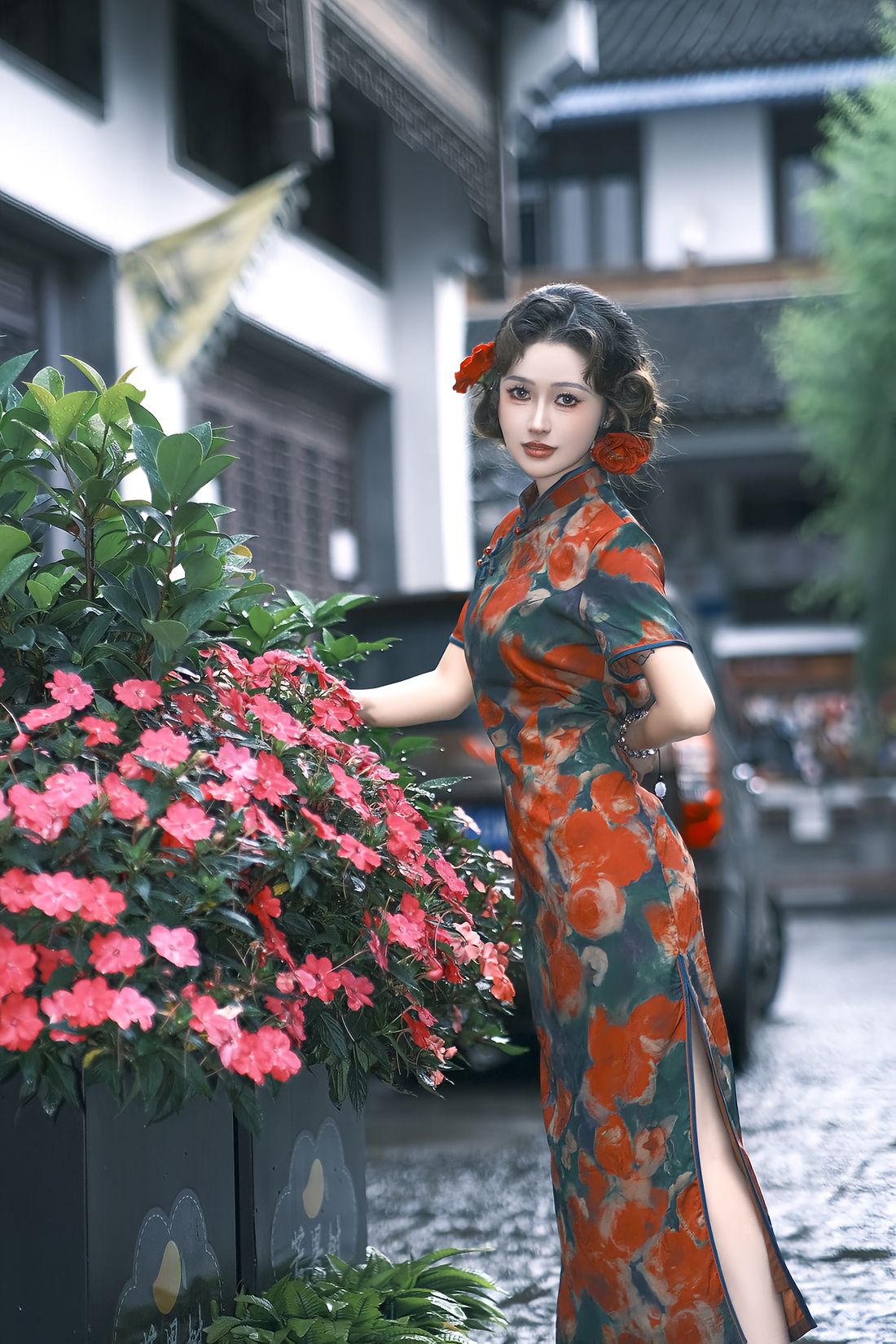手推波旗袍 客片 2