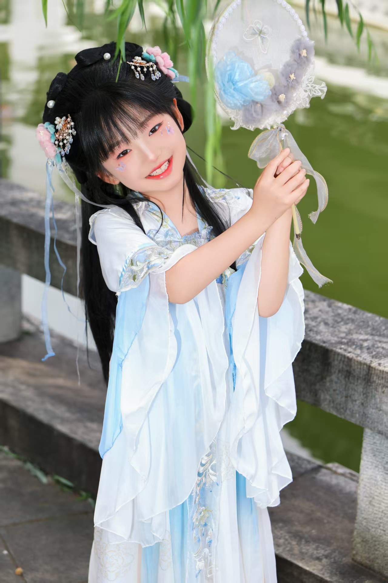 蓝色汉服小朋友 客片 2