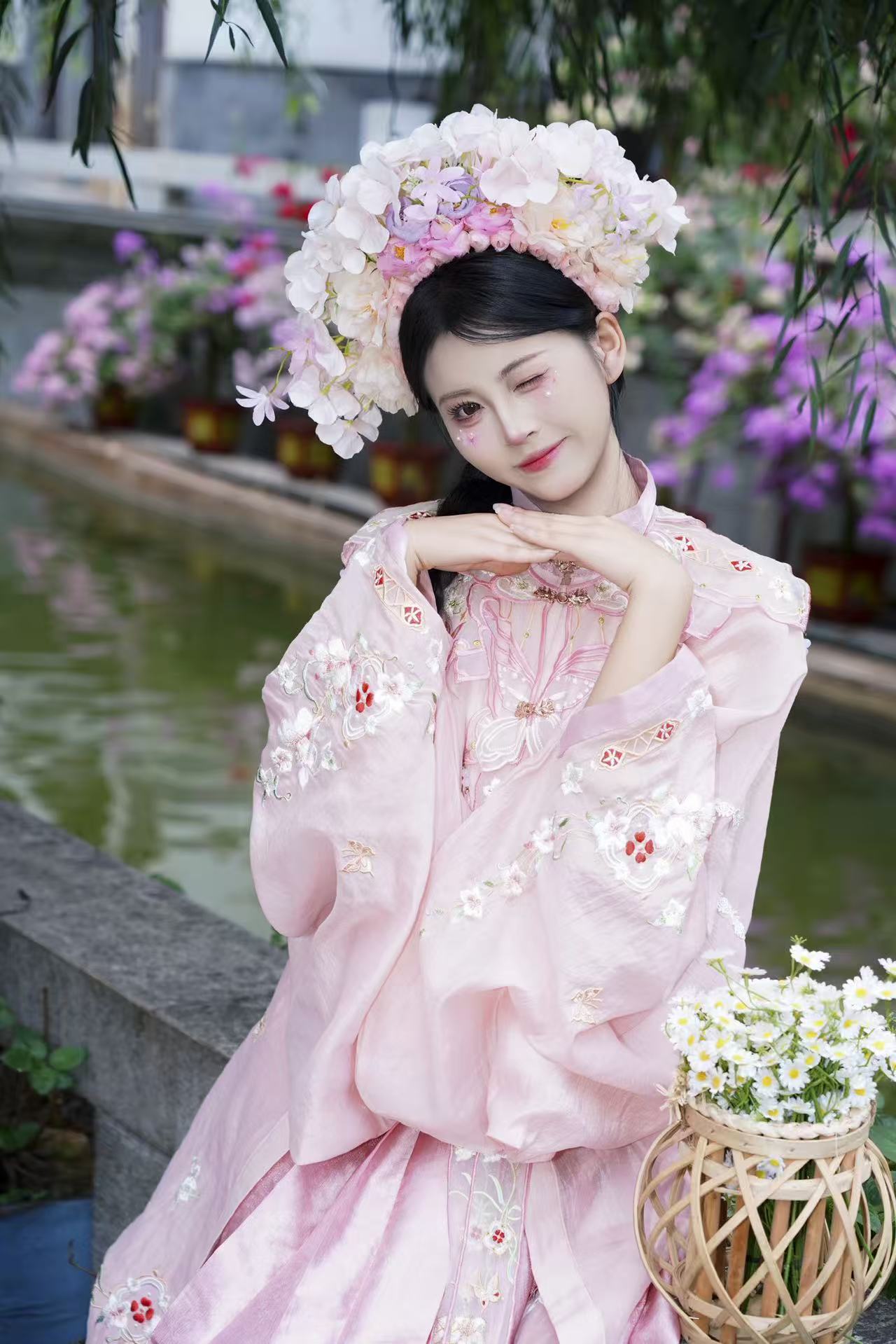 粉色簪花 客片 2