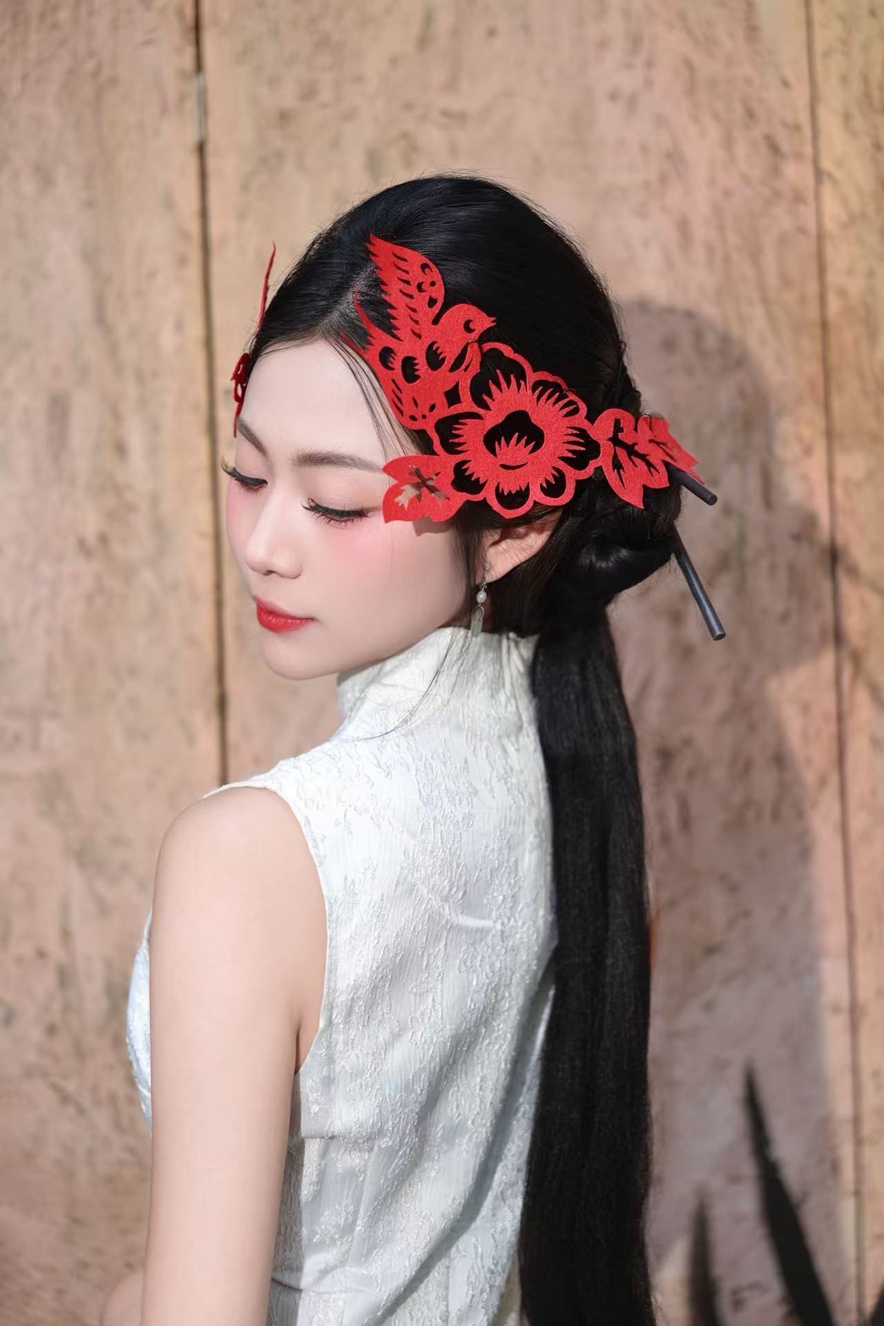 剪纸旗袍 客片 1