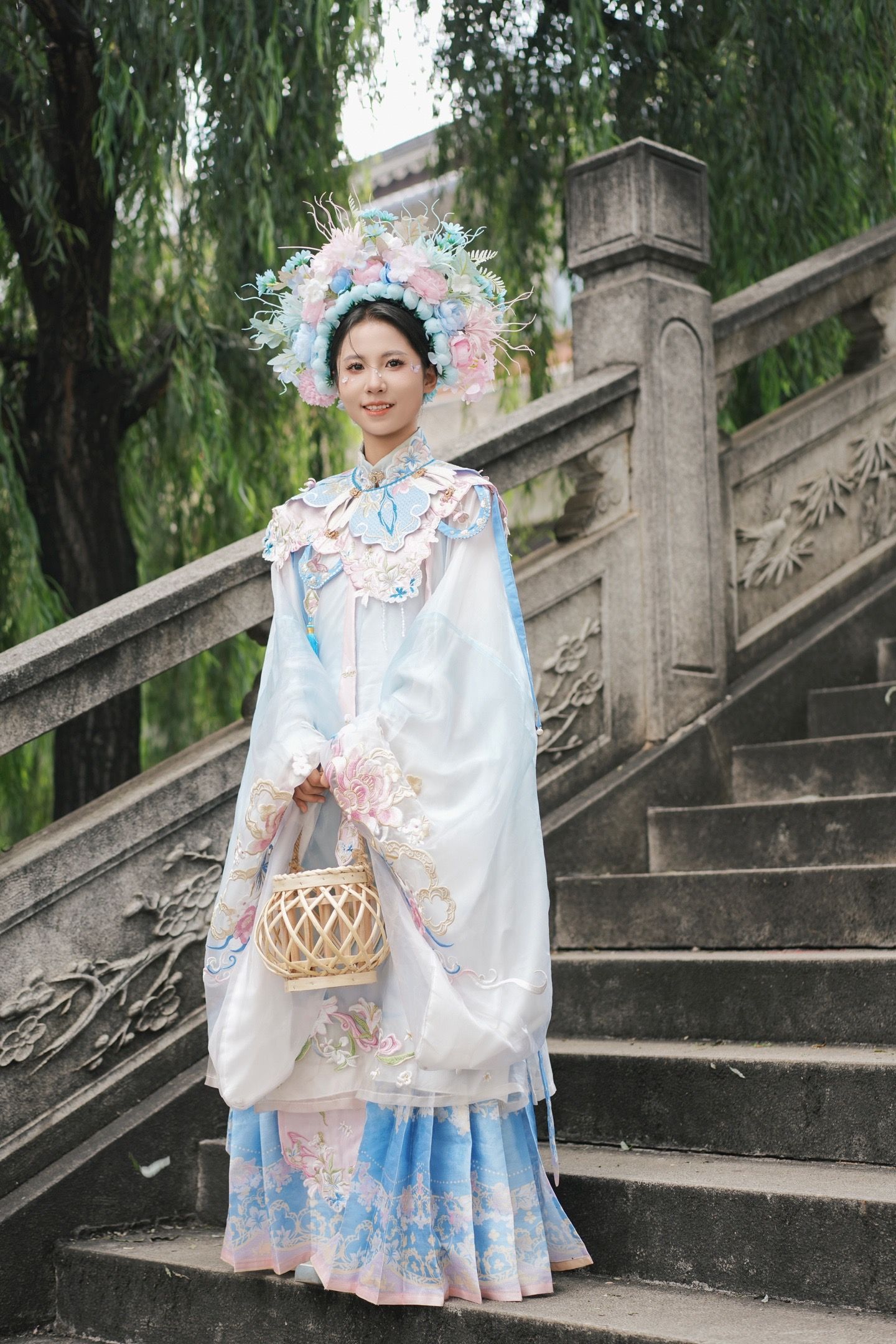 蓝簪花 客片 3