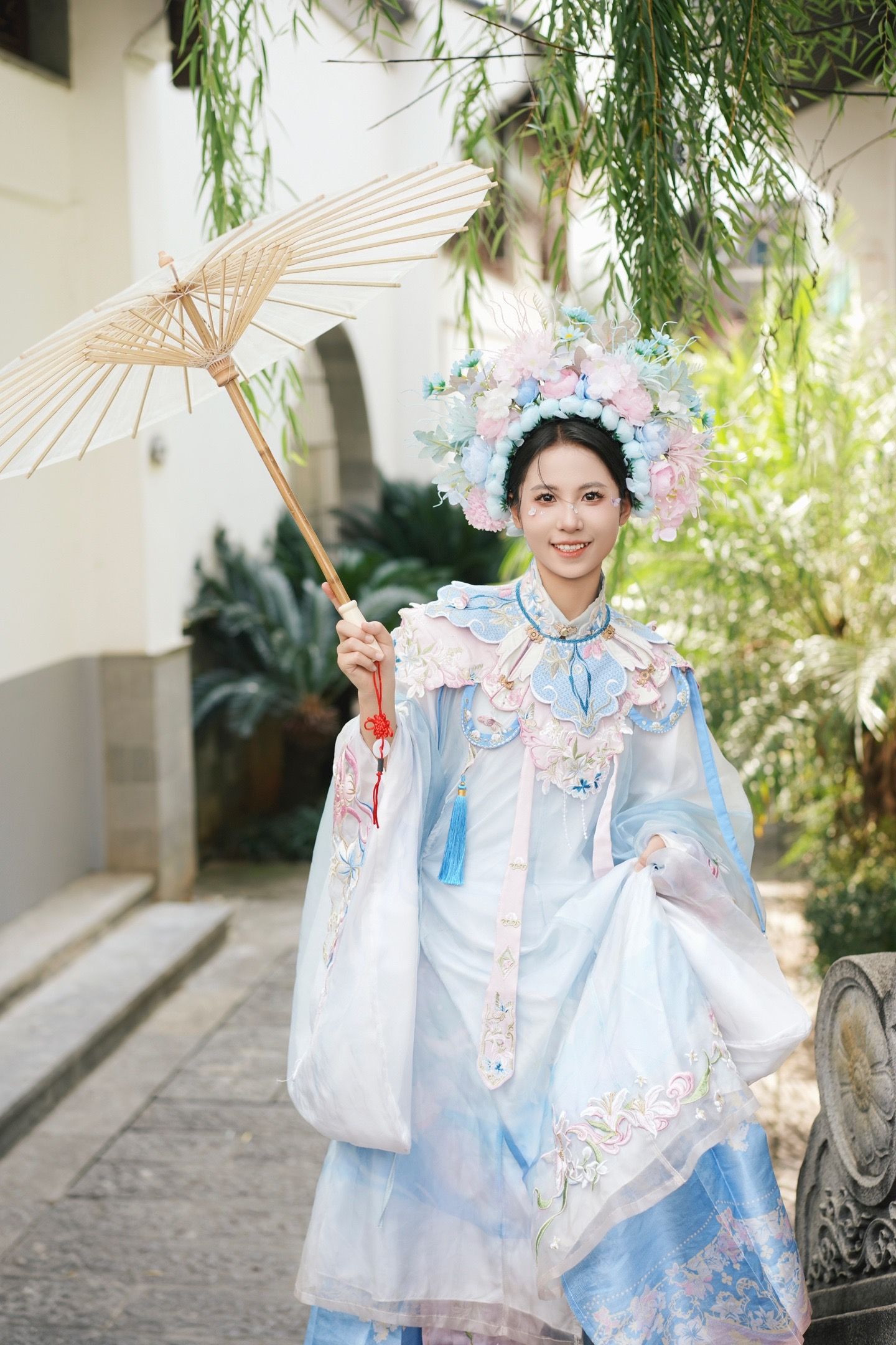 蓝簪花 客片 1