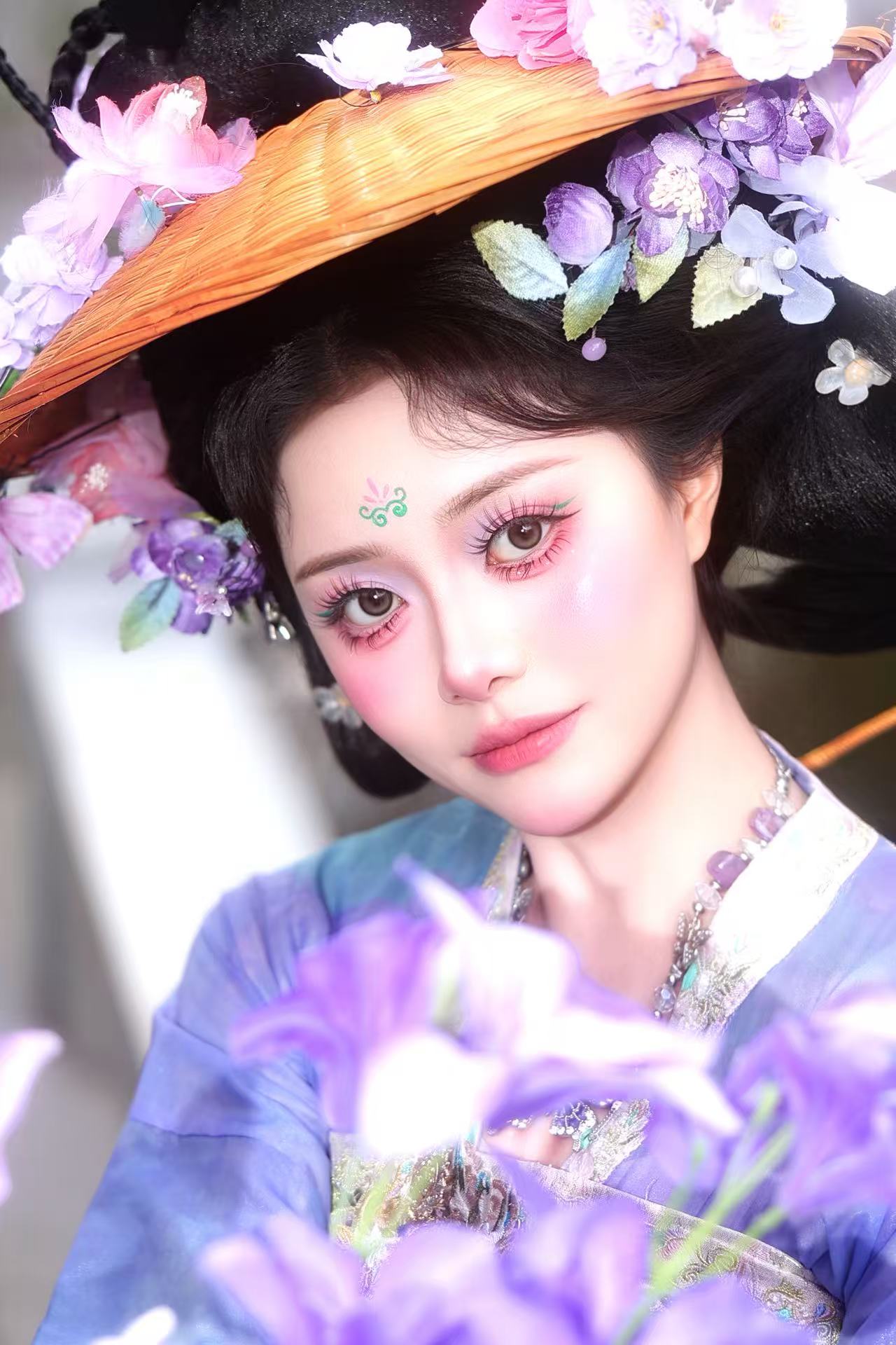 紫色斗笠小唐 客片 1