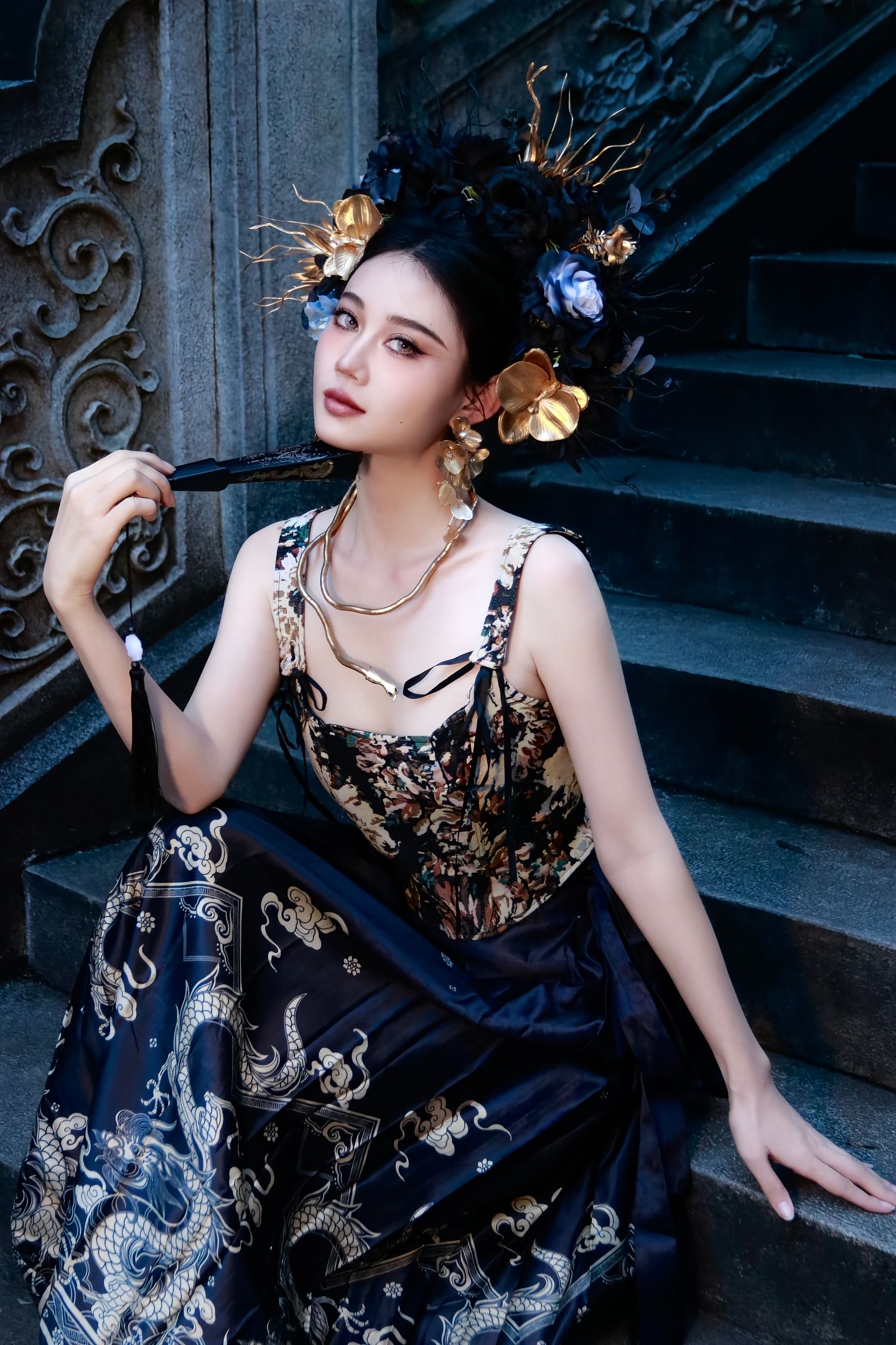 黑金簪花 客片 1
