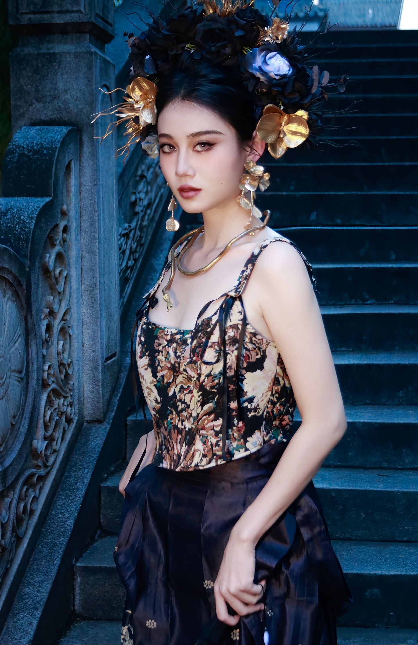 黑金簪花 客片 3