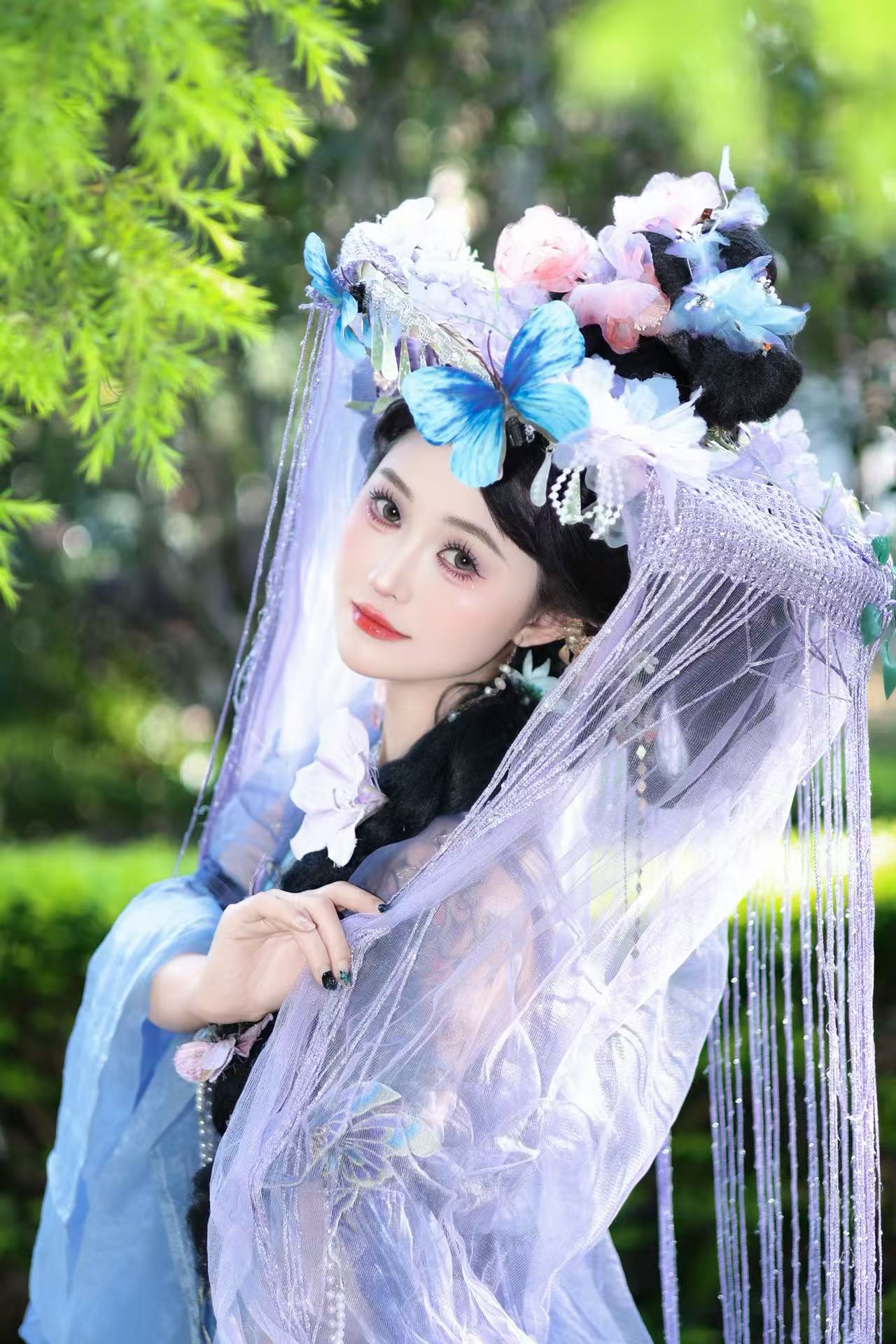 紫色帷帽 客片 1