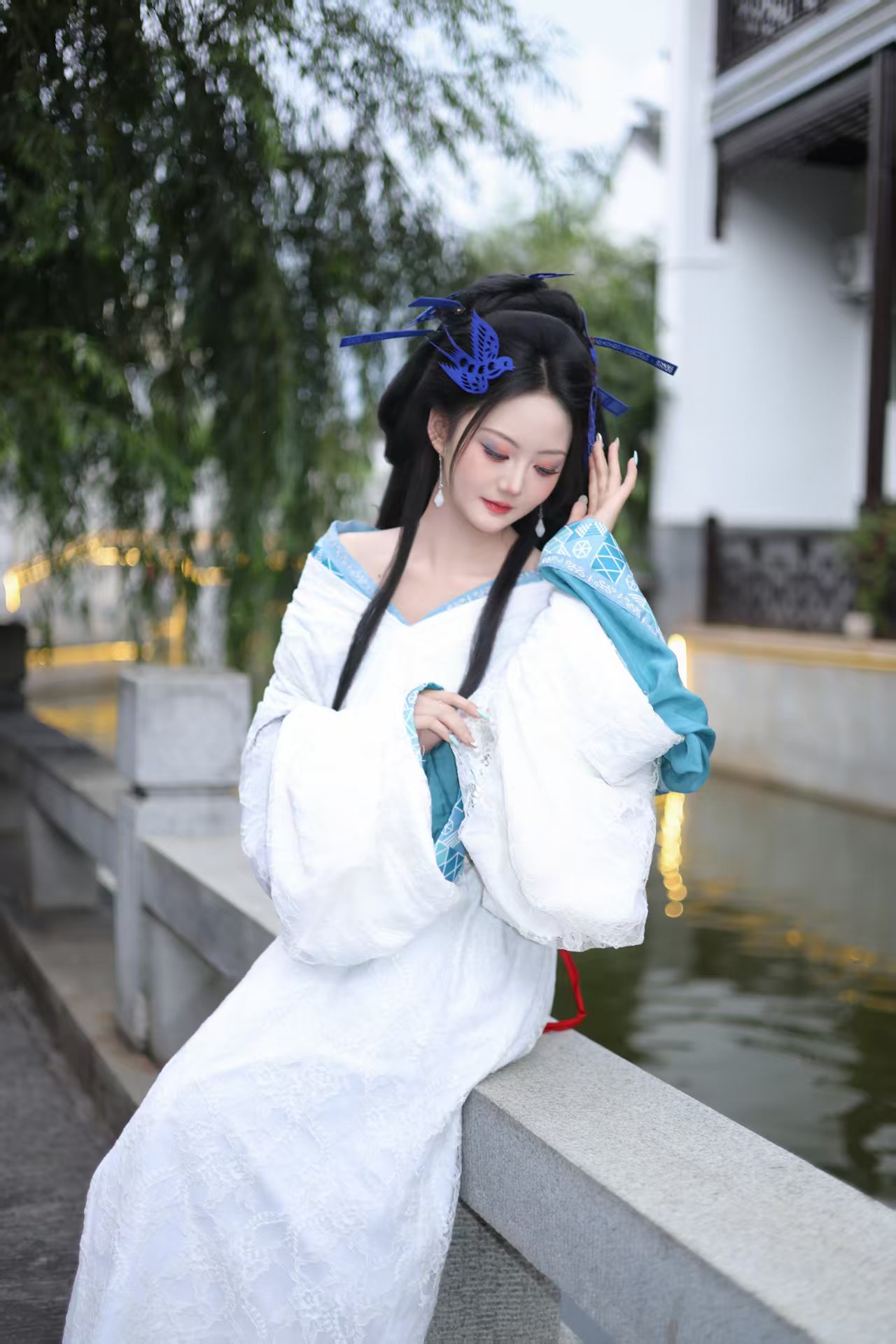 蓝色剪纸 客片 3