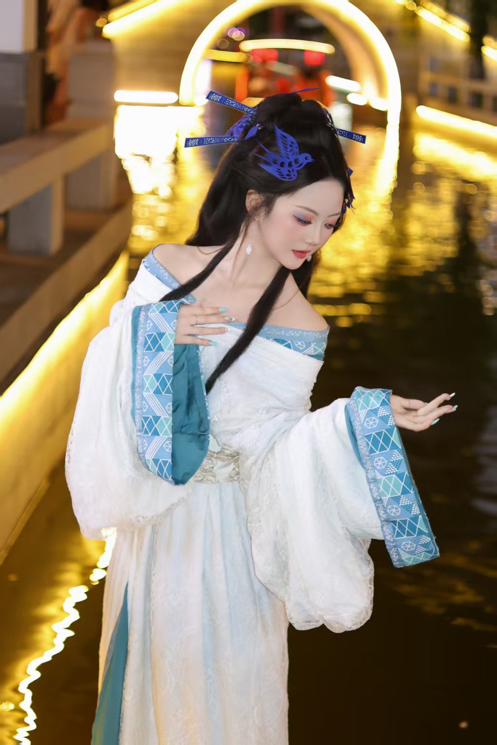 蓝色剪纸 客片 2
