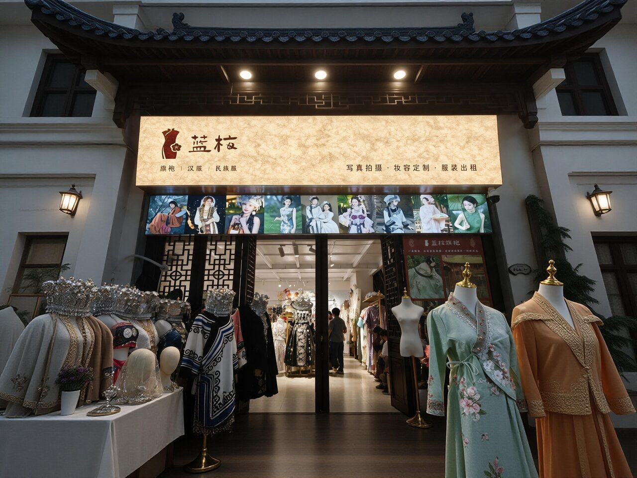 红河水乡店实拍